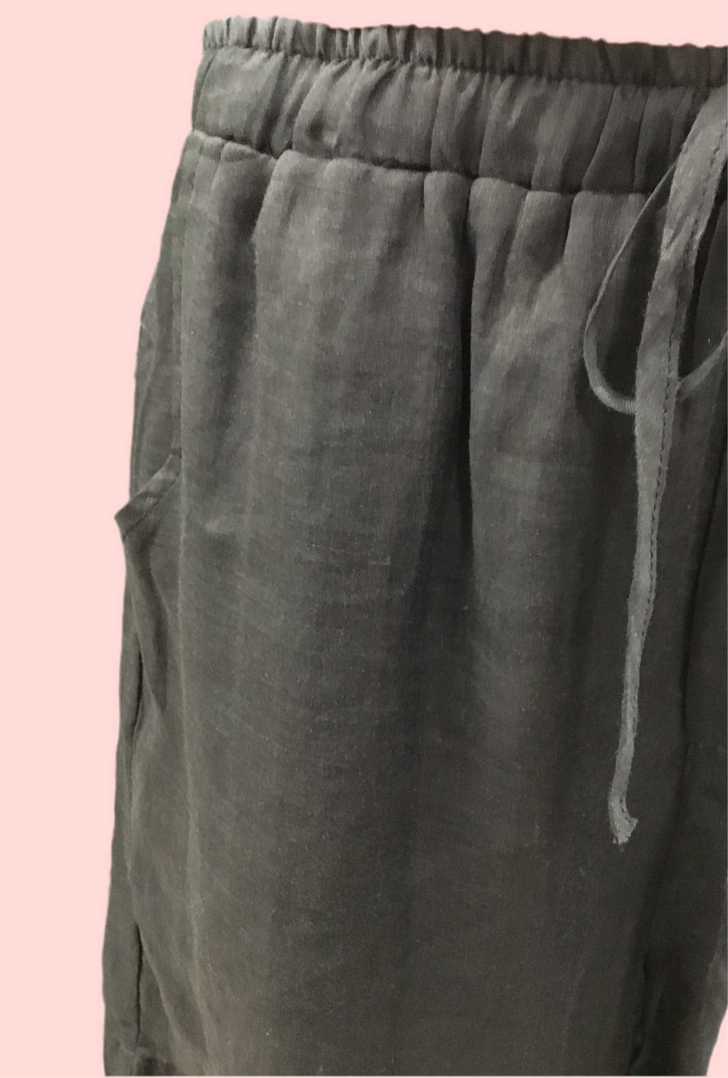 Coastal Linen Shorts Black