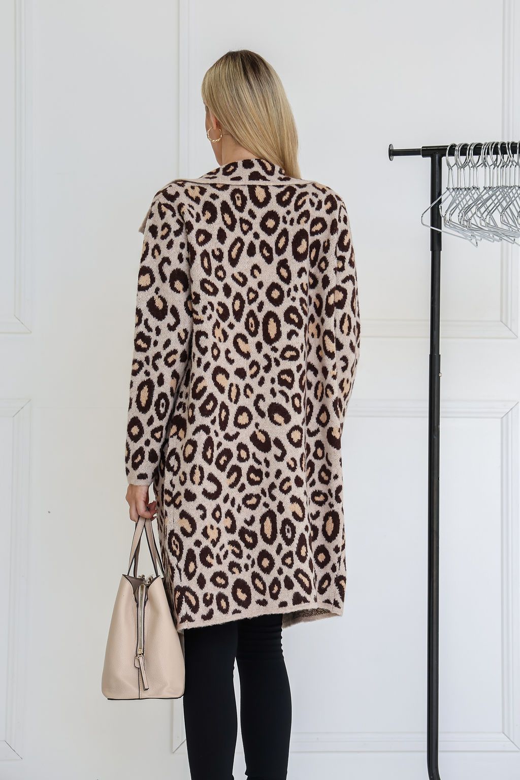 Miss Marlow Leopard Long Cardigan