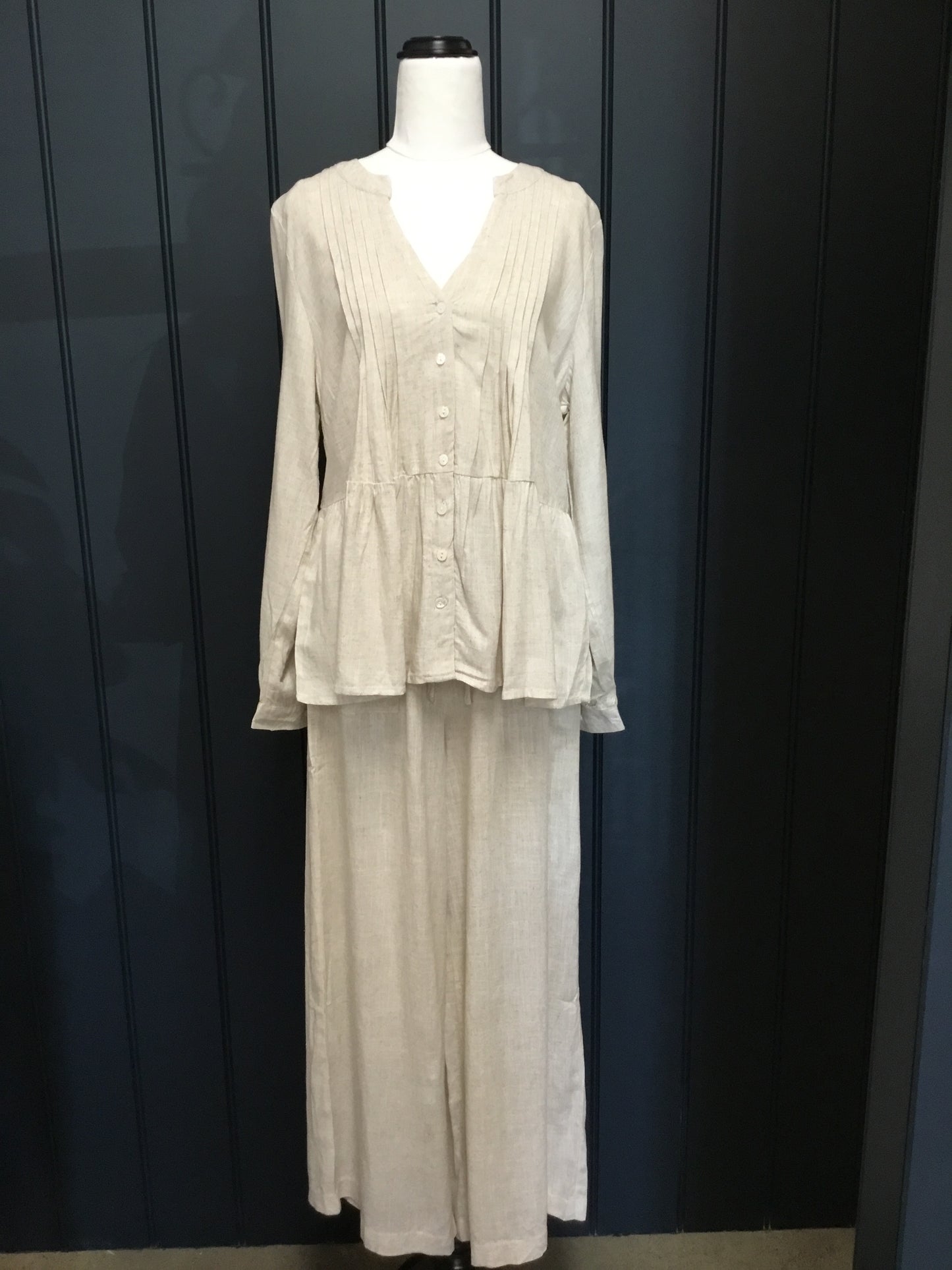 Coastal Drift Linen Pants