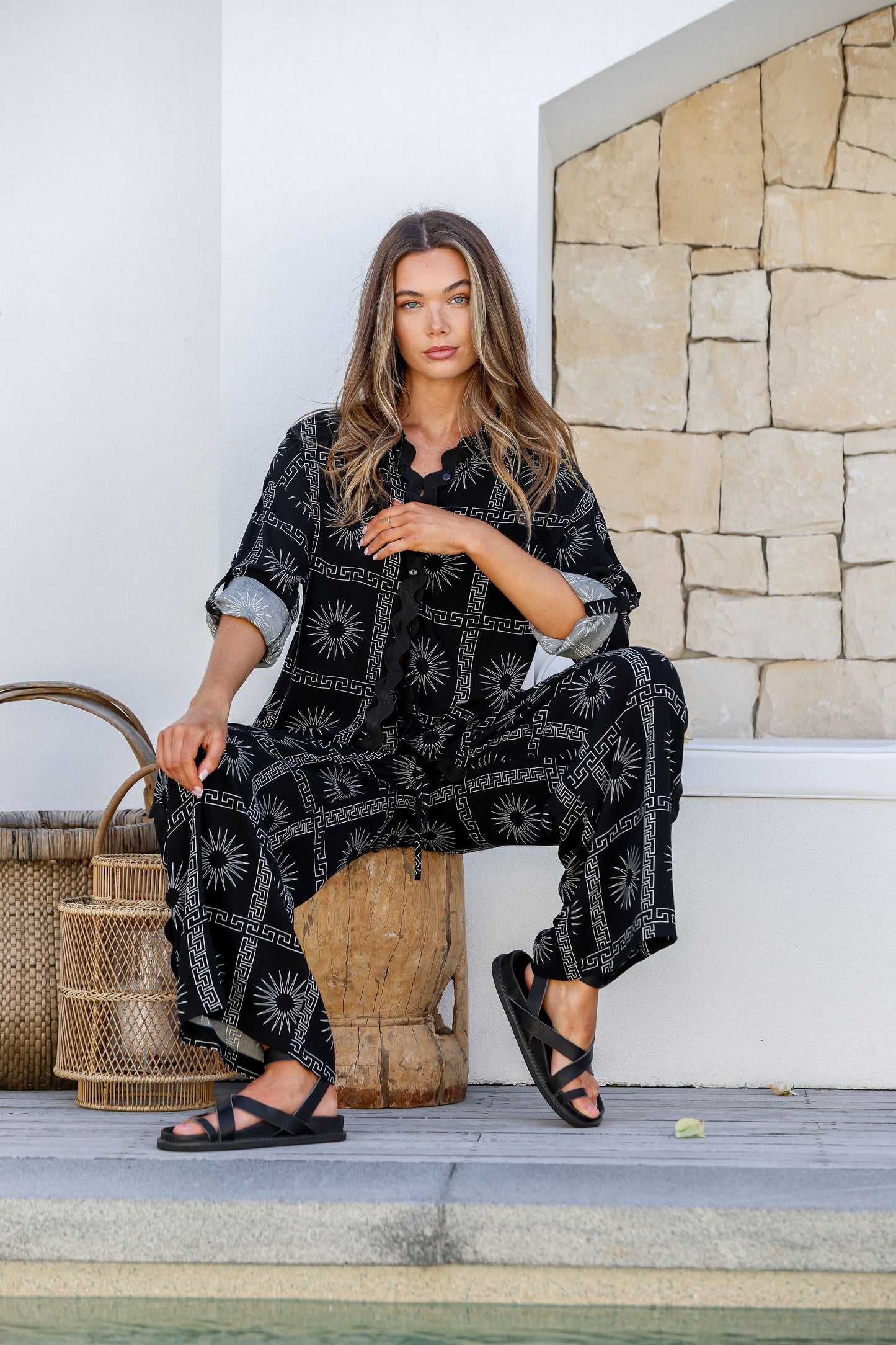 Miss Marlow Solar Print Top