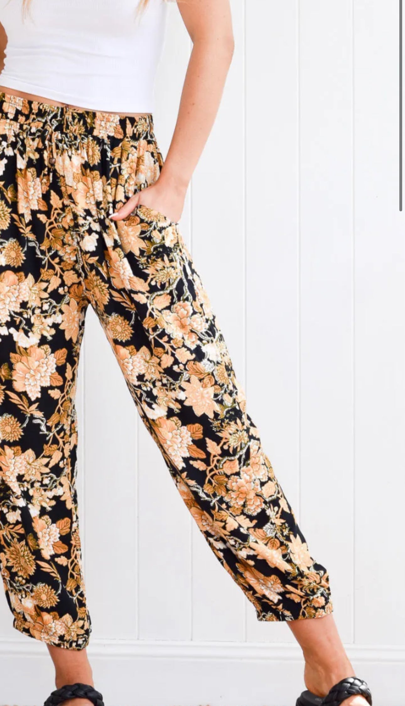 Floral Art Pant
