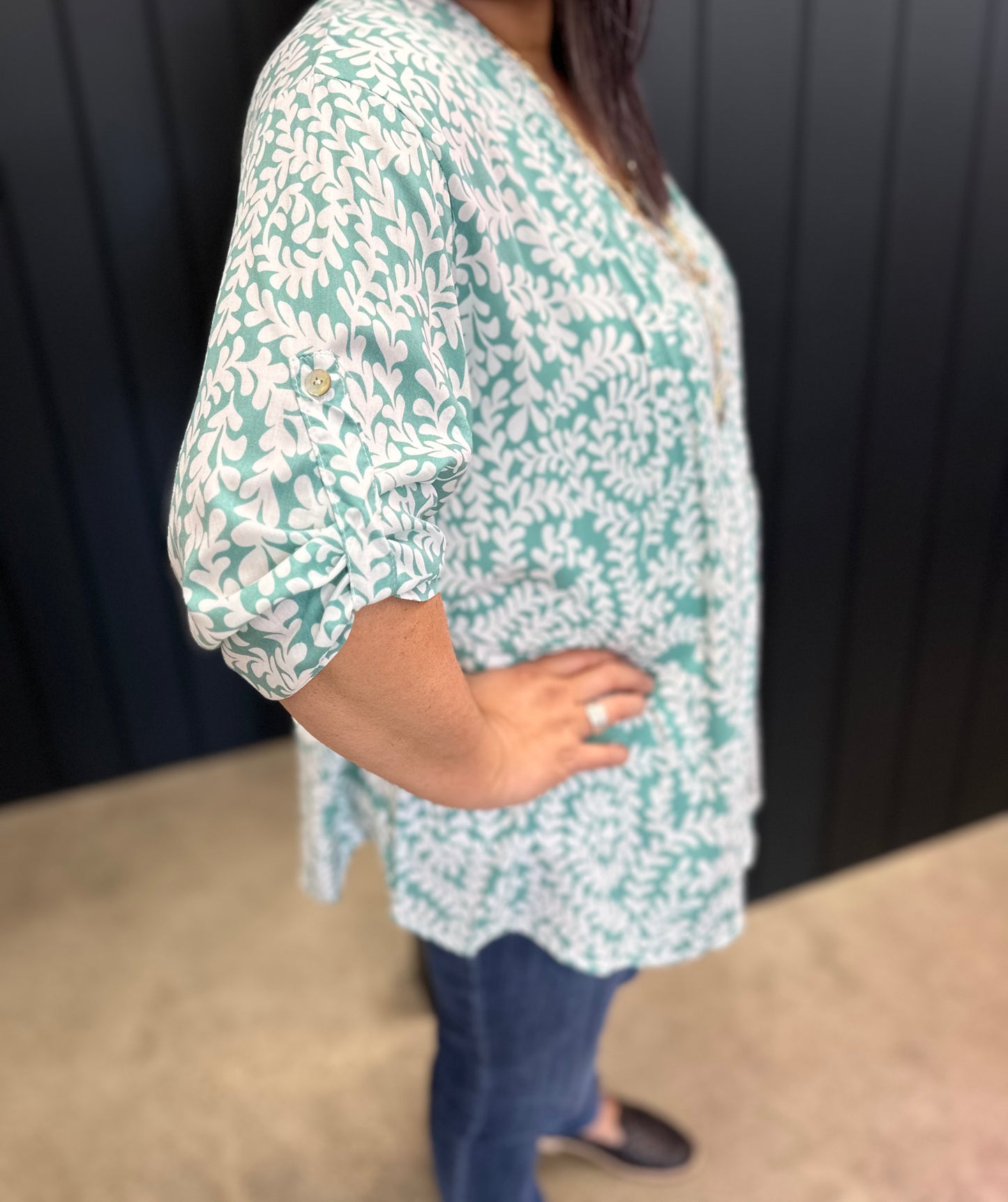 Fern Pintuck Shirt