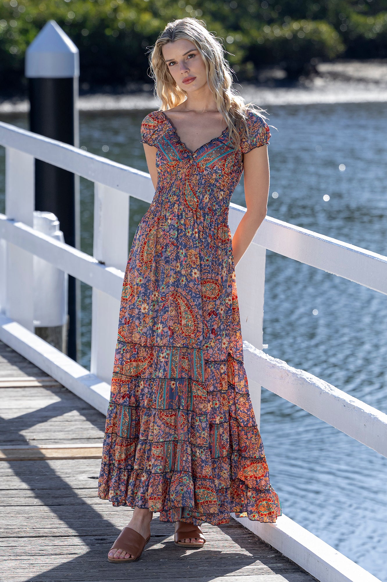 Indian Summer Tiered Maxi