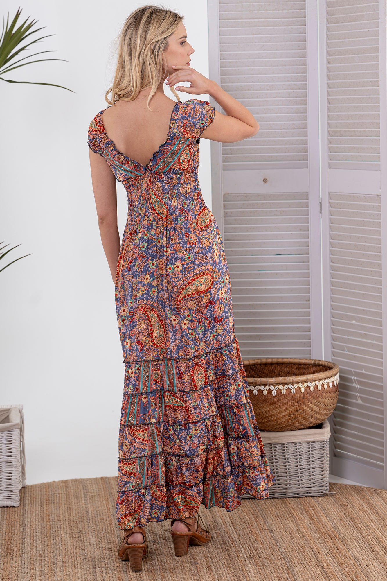 Indian Summer Tiered Maxi