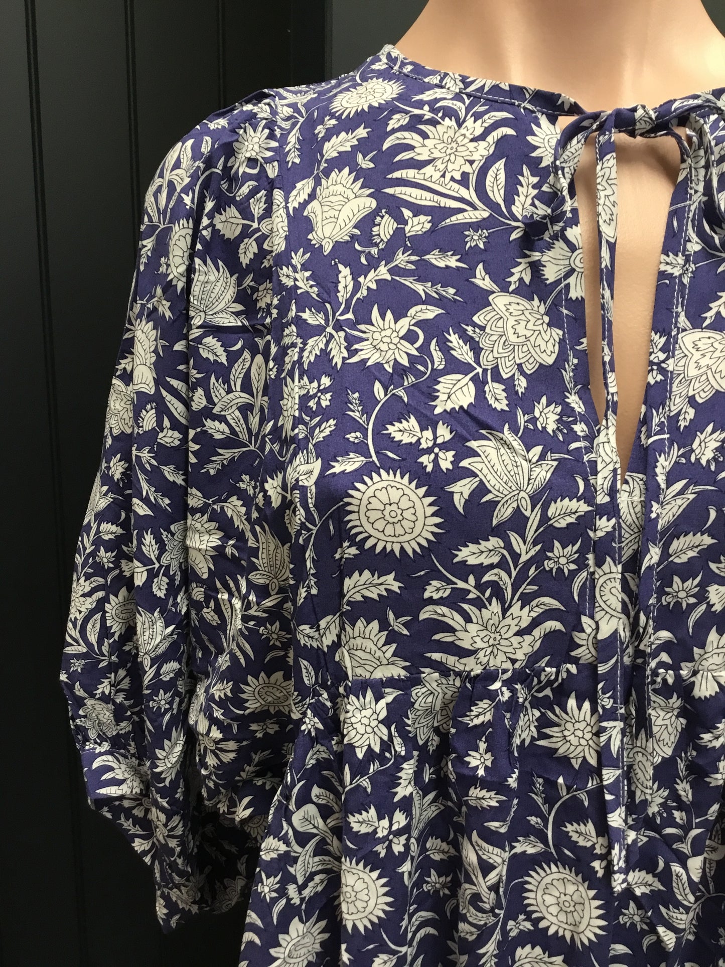 Spring Breeze Floral Dress Blue