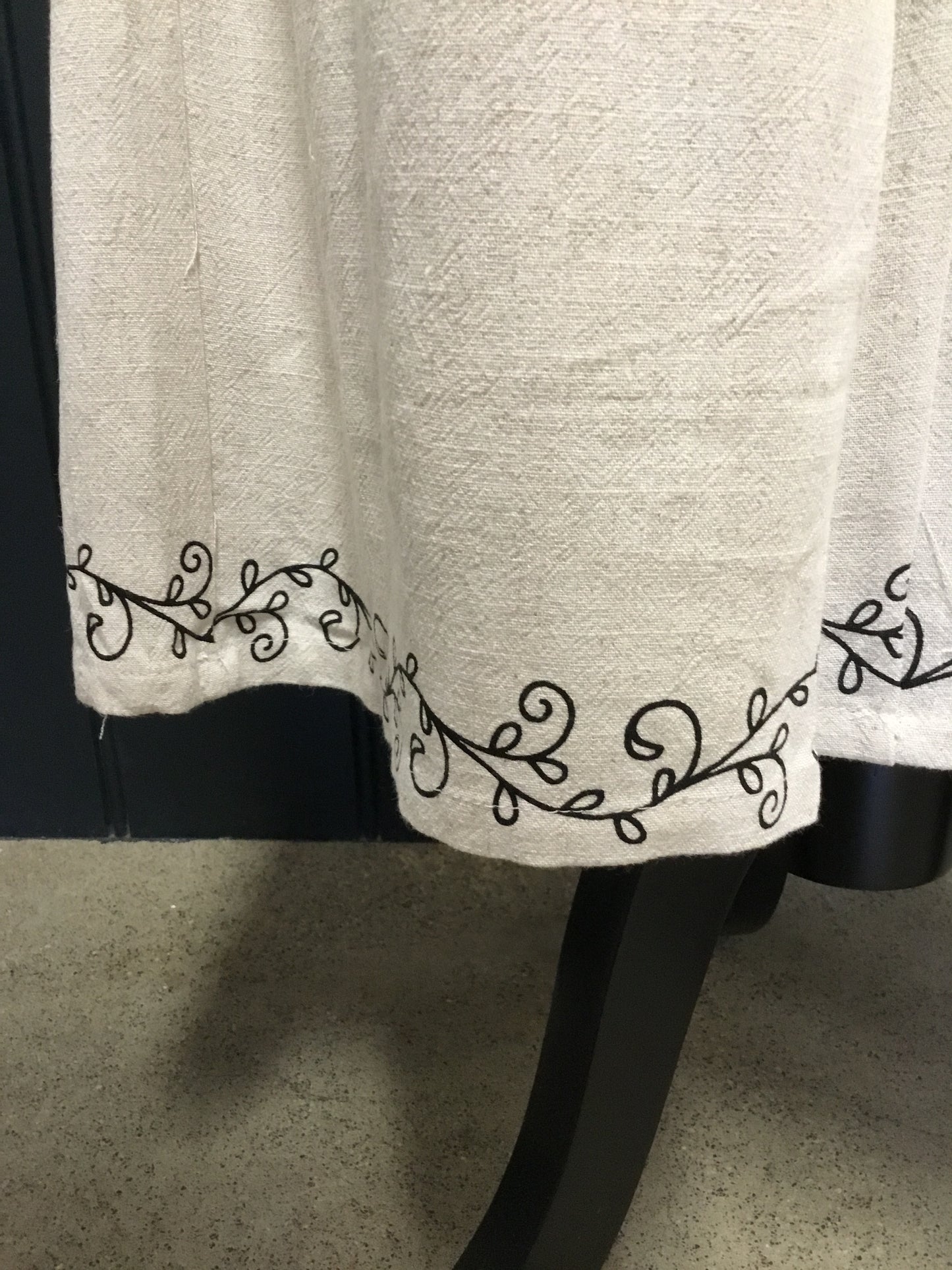 Linen Blend Vine Pant