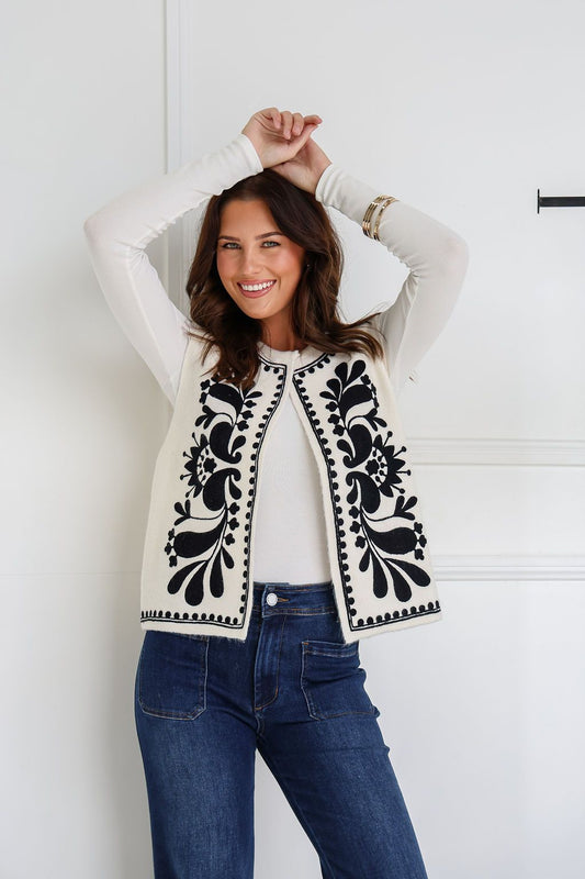Miss Marlow White Vest