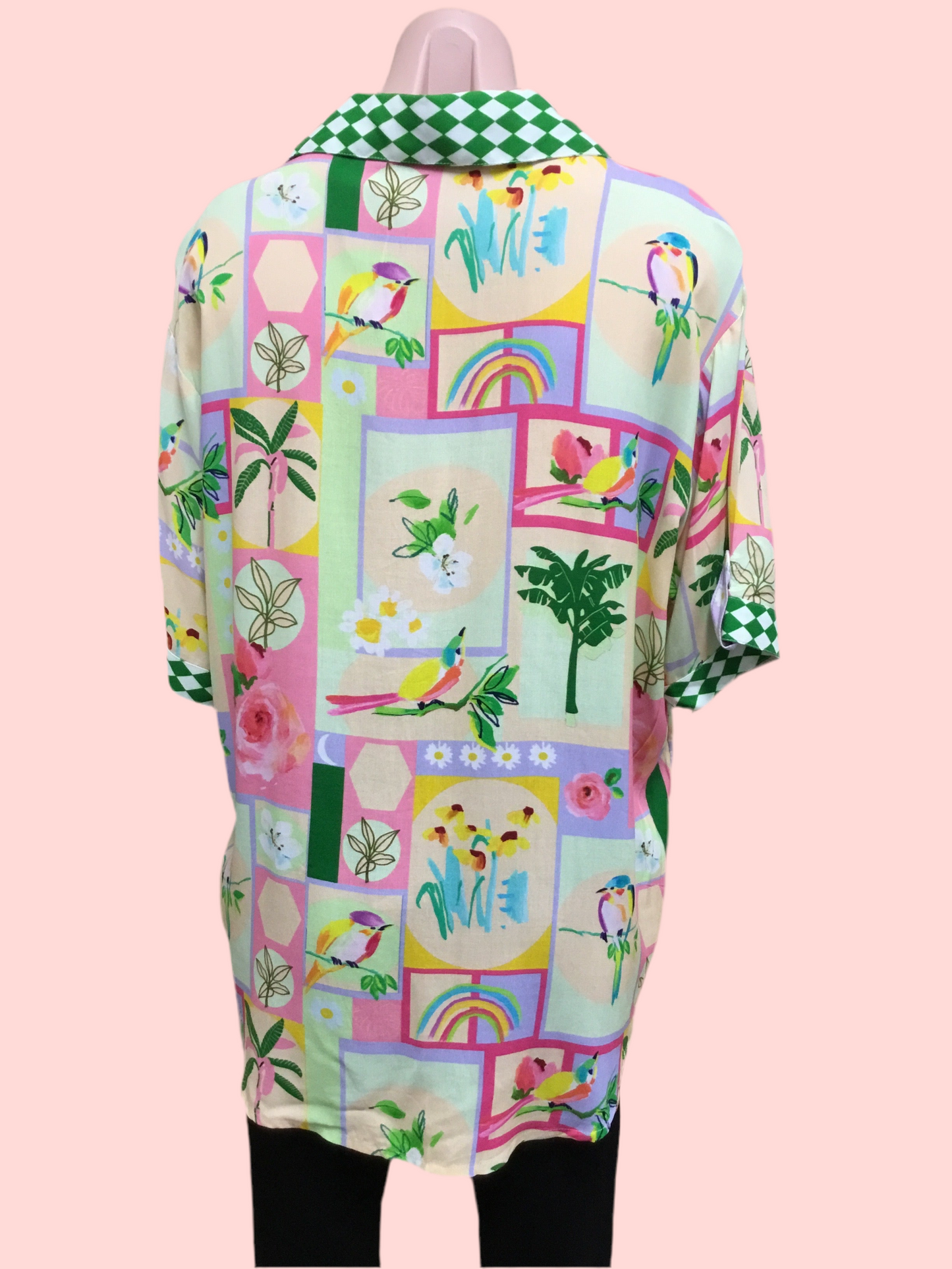 Miami Vibe Checked Collared Shirt
