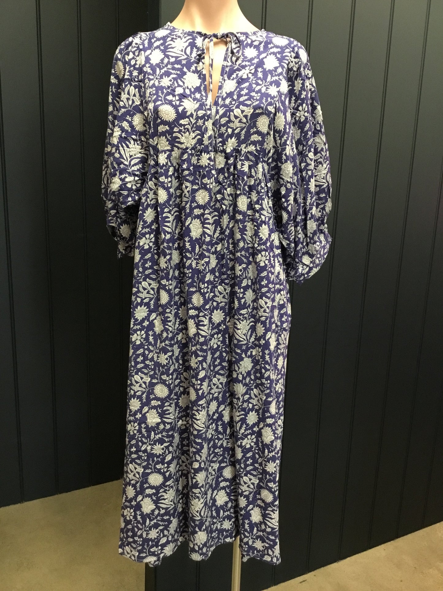 Spring Breeze Floral Dress Blue