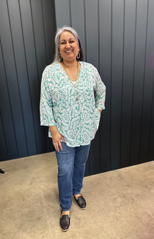 Fern Pintuck Shirt