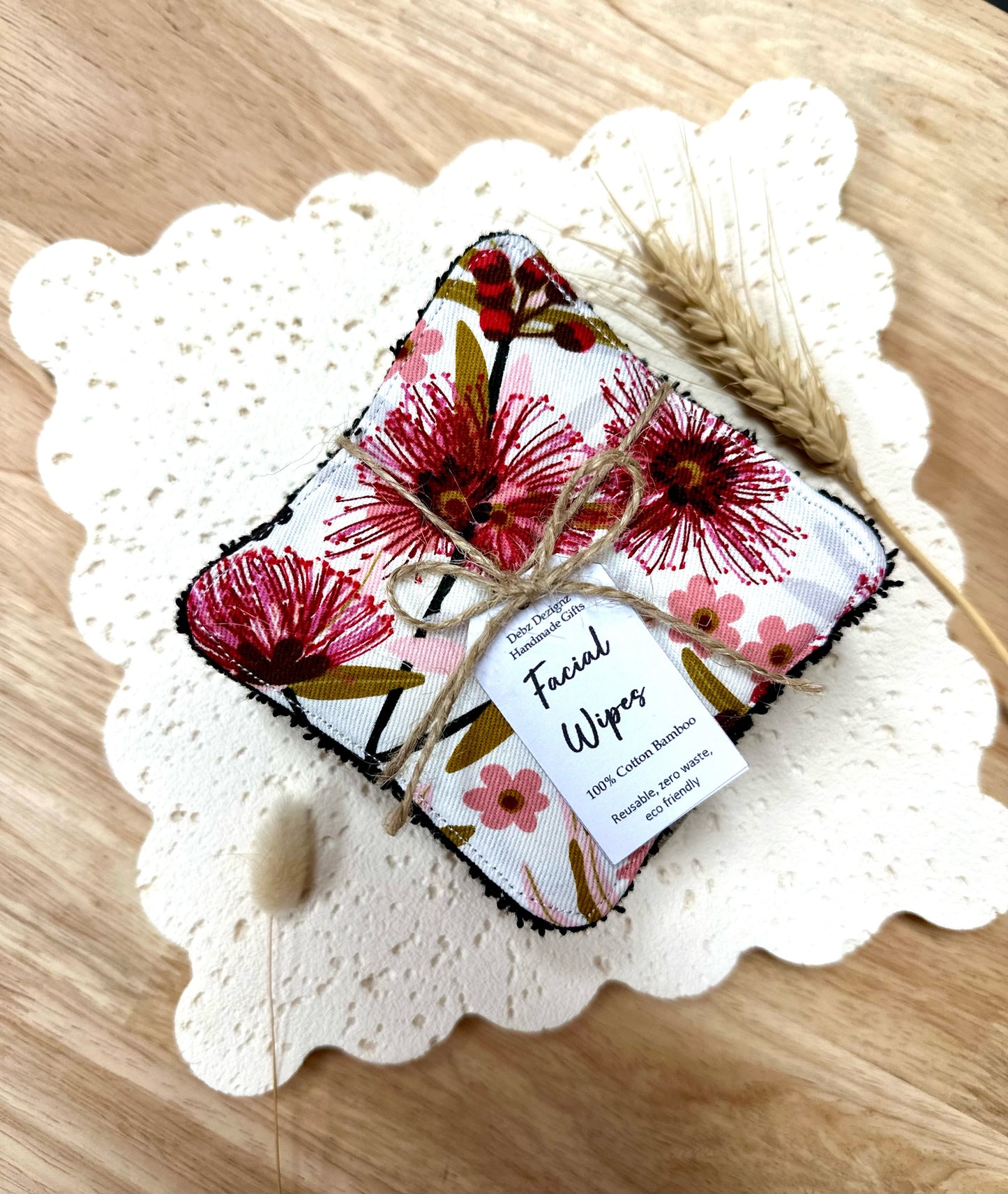 Deb'z Design'z Eco Friendly Face Wipes (5 pack)