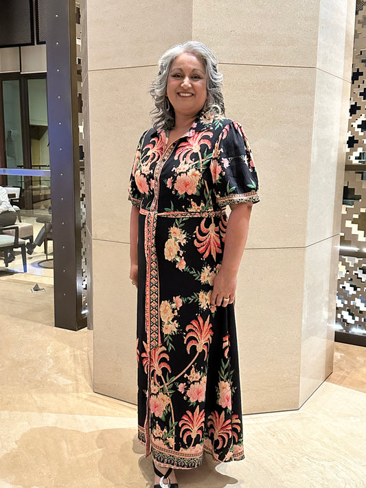 Palm Springs Dress Black