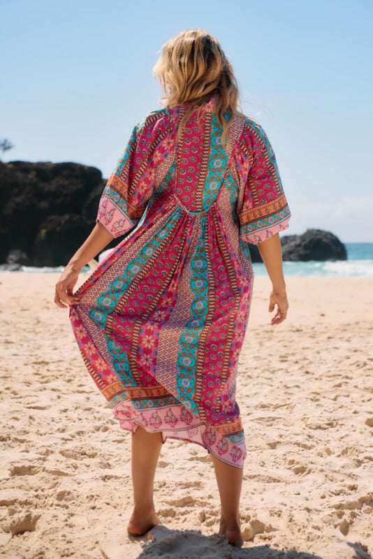 Jaase Boho Pink Dress