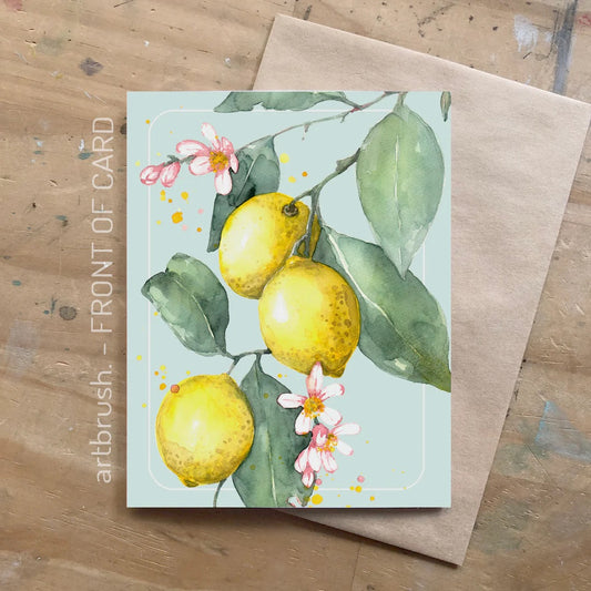 Lemon Delicious Recipe Card
